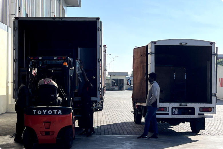 Ensuring safe and secure transport of your goods.