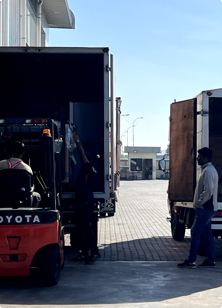 Ensuring safe and secure transport of your goods.